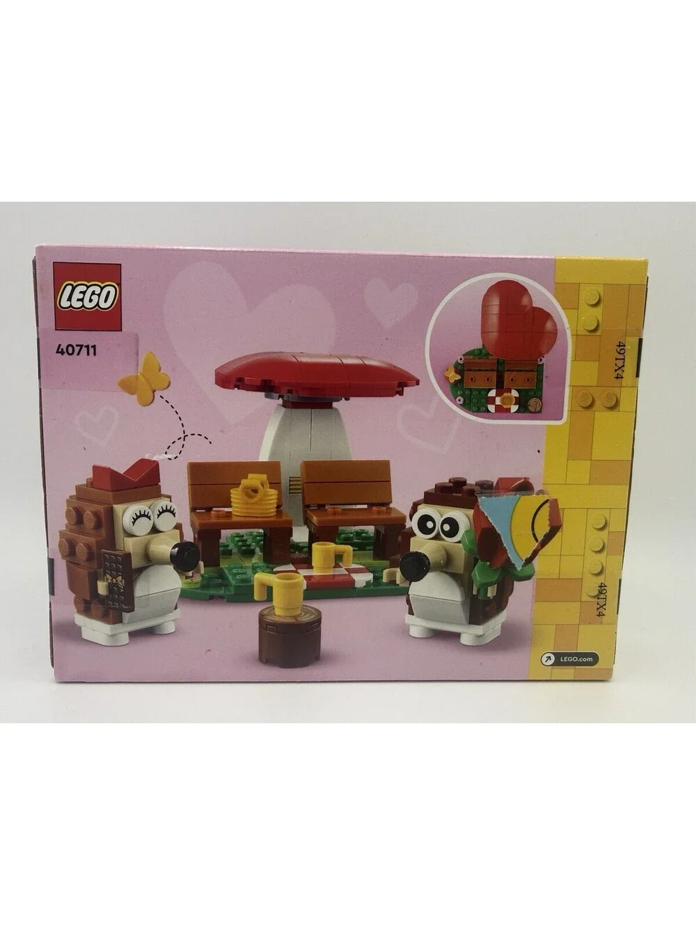 Lego hedgehog picnic